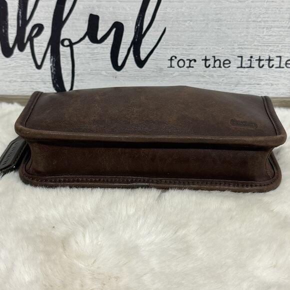 Vintage Coach Chunky Case 7165? Leather Utility Bag Wallet Cosmetic Pouch - Picture 5 of 13
